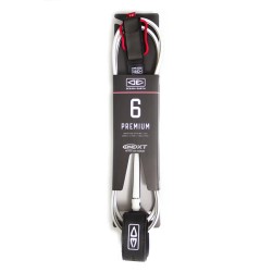 copy of leash surf FCS 9' All Round Calf Essential Leash Warm Grey IcebergGreen