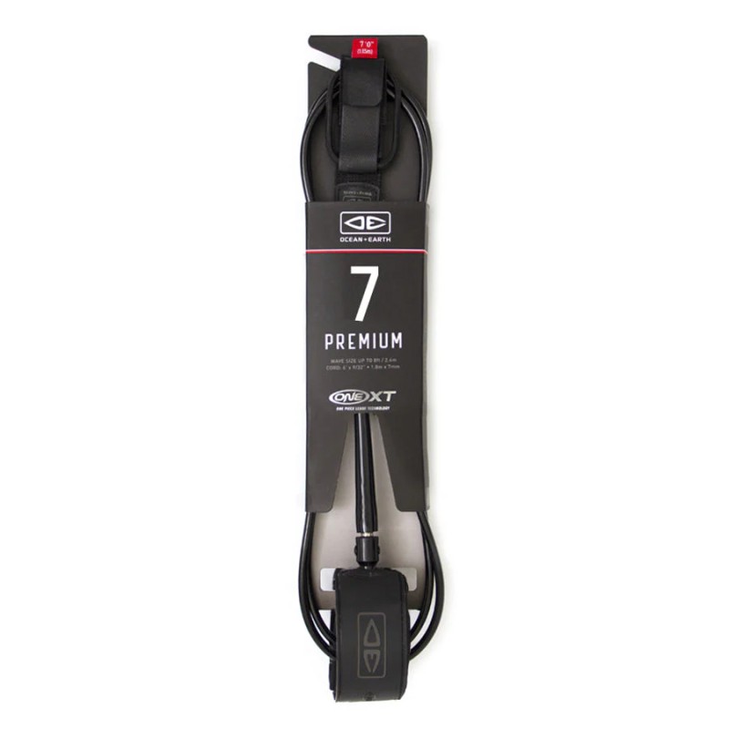Leash de surf Ocean & Earth Premium 7'0 One XT, construction "One Piece"