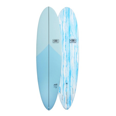 Planche de surf hybride Ocean & Earth Happy Hour 7'6, construction époxy rigide