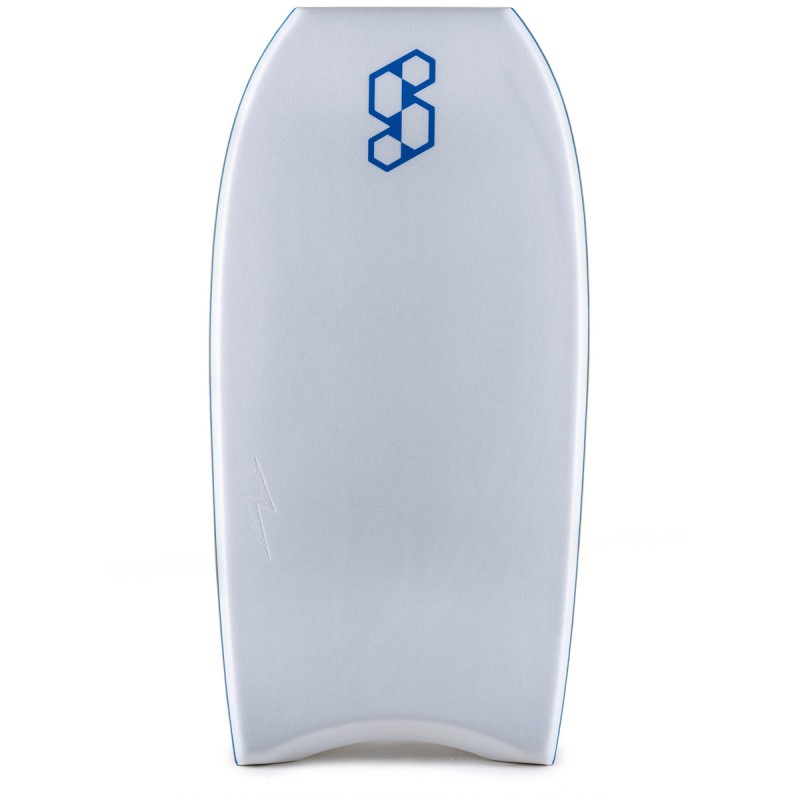 Planche de bodyboard pour grands gabarits Science Thunder PP avec pont (deck) blanc