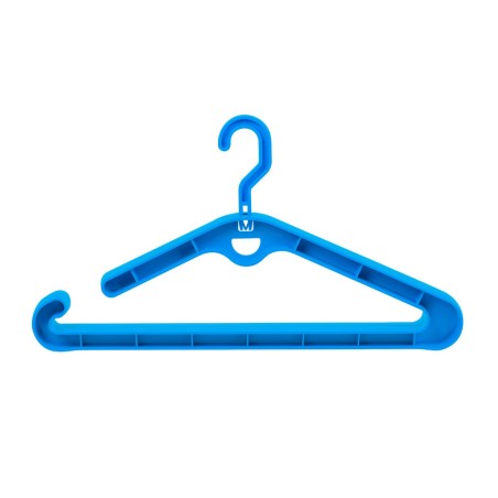Cintre robuste Surflogic Wetsuit Hanger bleu pour combinaison de surf, doté de bras extra-larges et ventilés