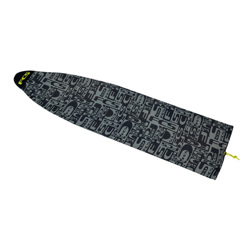 se chaussette de surf grand format FCS Stretch Longboard de couleur gris anthracite