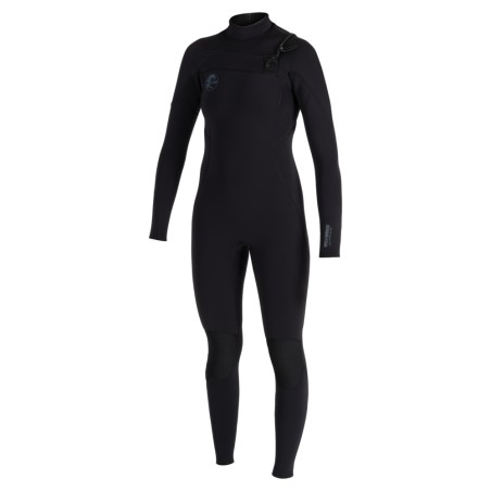 Combinaison de surf intégrale femme O'Neill WMS O'Riginal 3/2mm noire avec fermeture frontale chest zip