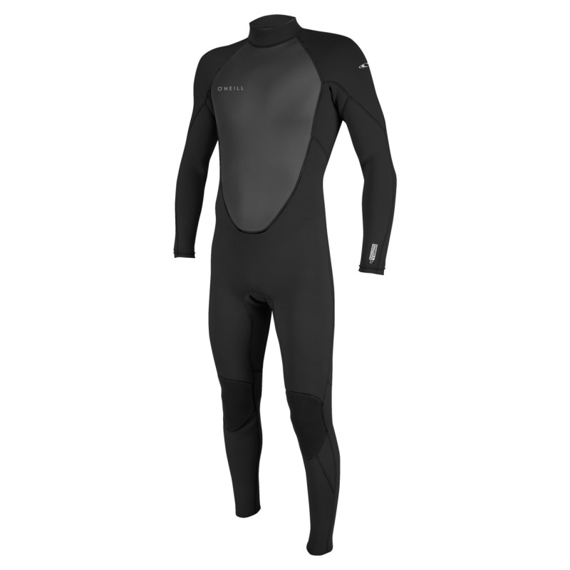 Combinaison de surf intégrale O'Neill Reactor-2 3/2mm noire avec fermeture dorsale back zip