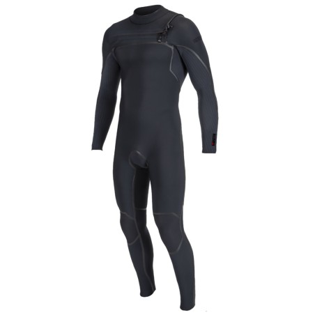 Combinaison de surf intégrale O'Neill Hyperfreak Fire 3/2mm noire avec fermeture poitrine chest zip