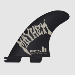 copy of derives surf FCS II MB PC Carbon Medium Blue Tri Retail Fins