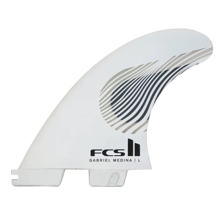 Jeu de 3 dérives de surf FCS II Gabriel Medina Performance Core noir et blanc