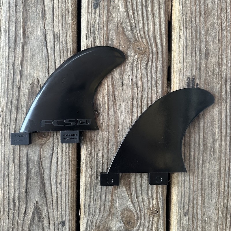 Paire de dérives de surf latérales FCS GL Side Bytes en résine composite