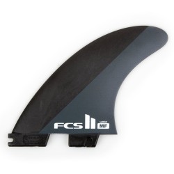 FCS II MF Neo Carbon Black White Large Tri Fins