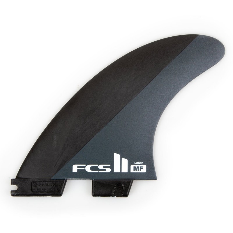 FCS II MF Neo Carbon Black White Large Tri Fins