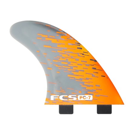 PC 7 Orange Smoke Tri Retail Fins