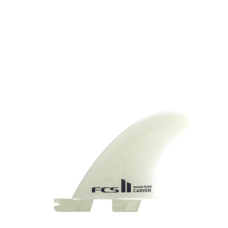 Paire de mini dérives de surf FCS II Carver Performance Glass transparentes