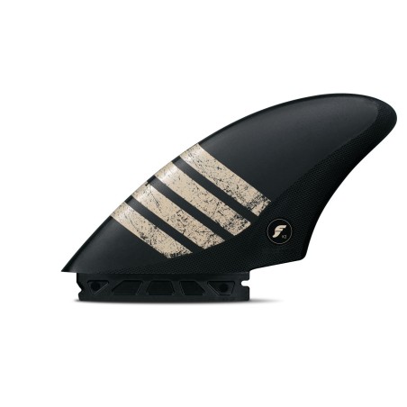 Paire de dérives de surf Futures K2 Keels Alpha Series grises, profil large type "quille" pour planches de type Fish.
