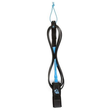 leash surf creatures longboard 9 knee black cyan